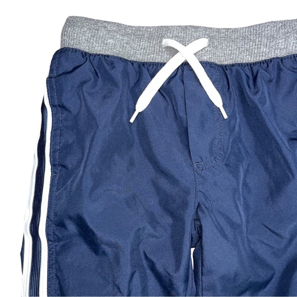 OshKosh B’Gosh Jersey Lined Athletic Windbreaker Pants 4T Navy Blue - Picture 6 of 9
